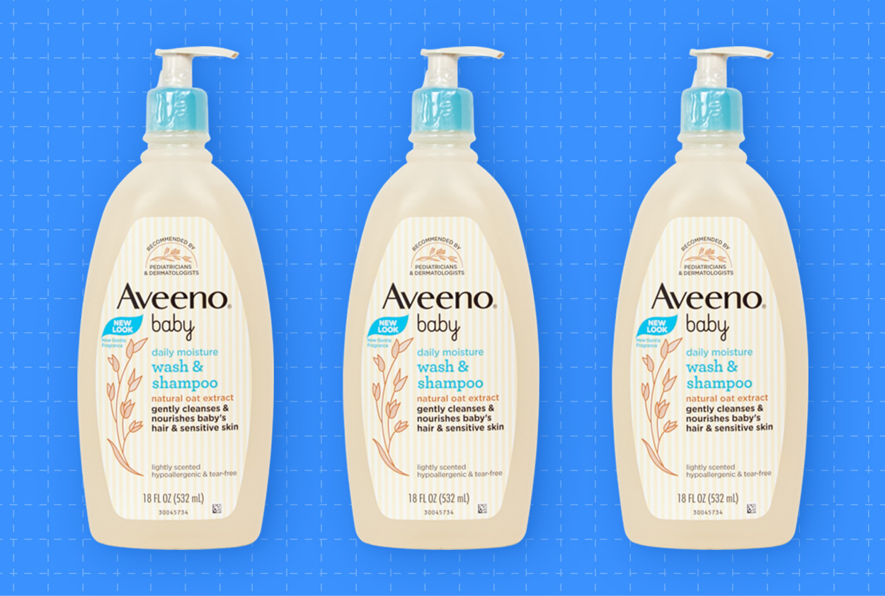 Redesign of the Month Aveeno Baby Wash & Shampoo
